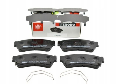 Ferodo fdb4062 набір гальмівних колодок гальмівних, гальма дискові фото №1