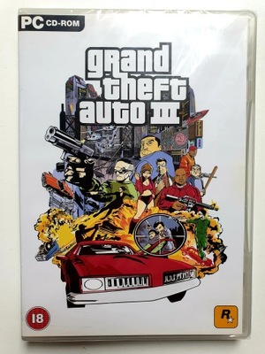 Grand Theft Auto GTA III 3 Pc Nowy Folia UNIKAT