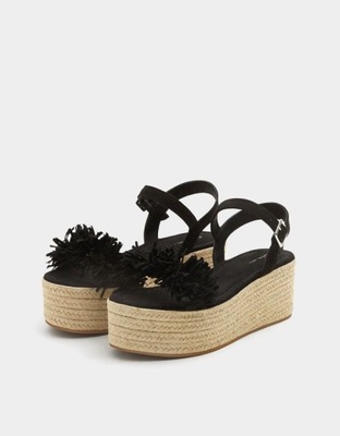 PULL&BEAR_SANDAŁY ESPADRYLE NA PLATFORMIE1510