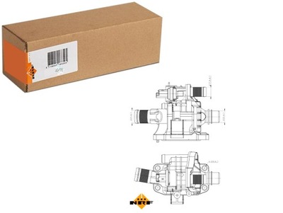 Термостат рідина охолоджуючої volvo c30 s40 ii s80 ii v50 v70 iii фото №1