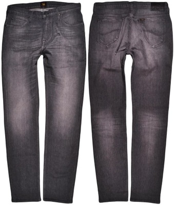 LEE spodnie GREY slim jeans RIDER _ W27 L34