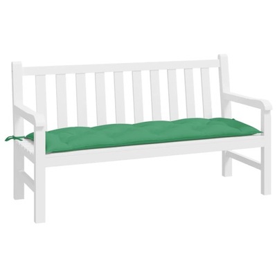 Poduszka na ławkę ogrodową, zielona, 150x50x7cm, t