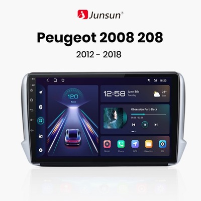 RADIO JUNSUN PARA PEUGEOT 2008 208 2012-2018 1  