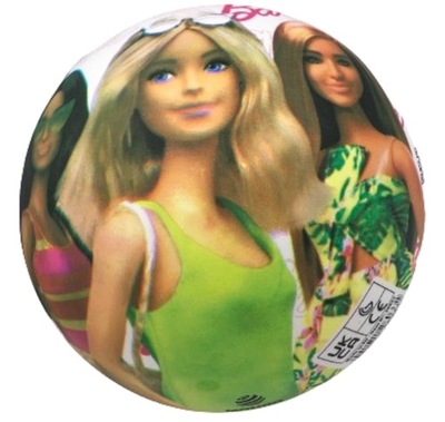 Piłka ogrodowa gumowa Barbie 23 cm Mondo