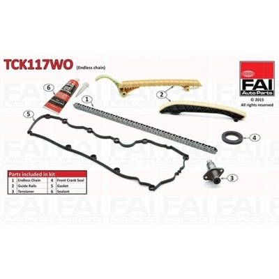 КОМПЛЕКТ ЦЕПИ ГРМ FAI AUTOPARTS TCK117WO