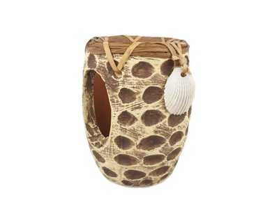 ŚWIECZNIK ŚWIECZNIKI LAMPKA LAMPION Z MUSZELKĄ