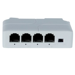 Extender POE SWITCH POE do kamer 4 portowy 1xPoE IN 3xPoE OUT]
