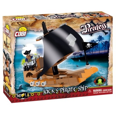 COBI PIRATES 6019 - STATEK PIRACKI JACK'A