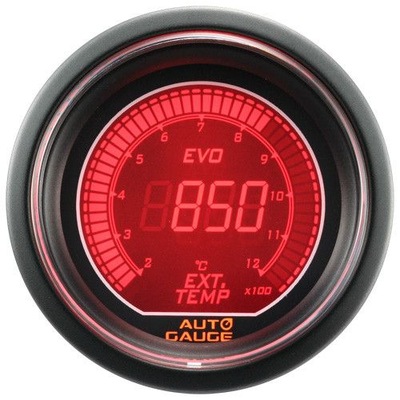 INDICADOR NUEVO AUTO GAUGE EGT - TEMPERATURA GASES DE ESCAPE EVO  