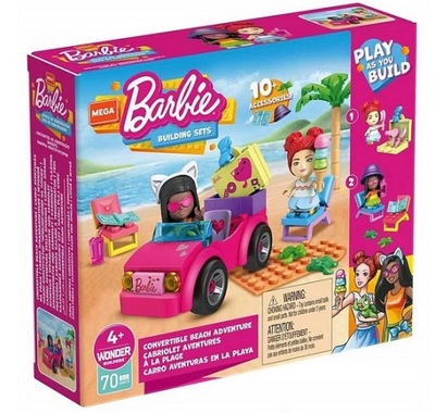 Klocki Mega Blocks Barbie plażowanie
