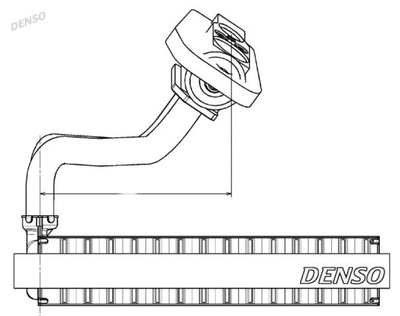 ИСПАРИТЕЛЬ КОНДИЦИОНЕРА DEV09020/DEN DENSO