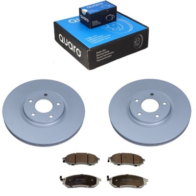 Тормозные диски+ тормозные колодки перед renault koleos i nissan qashqai фото №1