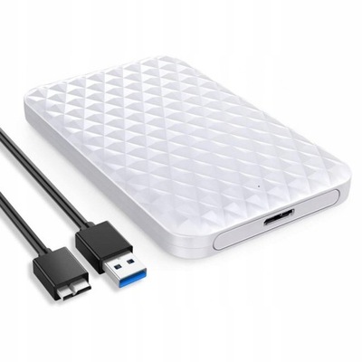 Obudowa na dysk HDD SSD 2,5" kabel USB-C 3.1 ORICO biała 2520U3-WH-EP-CZ