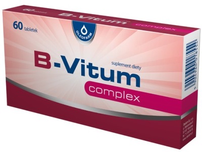 B-VITUM COMPLEX witamina B Oleofarm 60 tab.