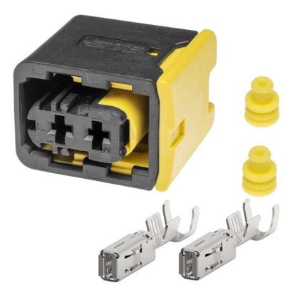 Штекер 1-1418483-1 2-pin фото №1