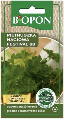 Pietruszka Naciowa Festival 68 Nasiona Biopon 1g