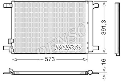 DENSO КОНДЕНСАТОР КОНДИЦИОНЕРА AUDI A3 Q2 Q3 SEAT LEON LEON SC LEON ST