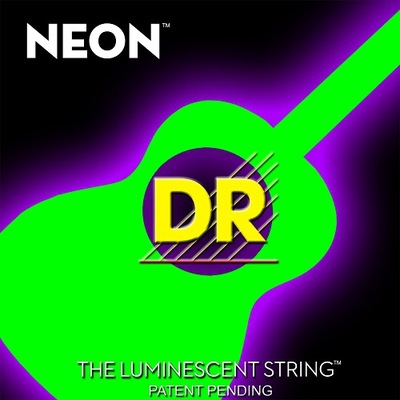DR NEON Hi-Def Green - struny do gitary