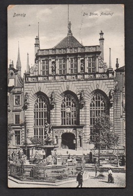 DANZIG- GDAŃSK - ciekawa stara pocztówka