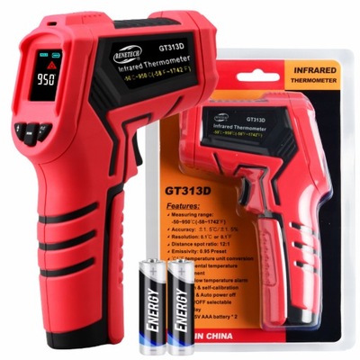 PIROMETR TERMOMETR LASEROWY BEZDOTYKOWY NA PODCZERWIEŃ EMISYJNOŚĆ -50 +950°