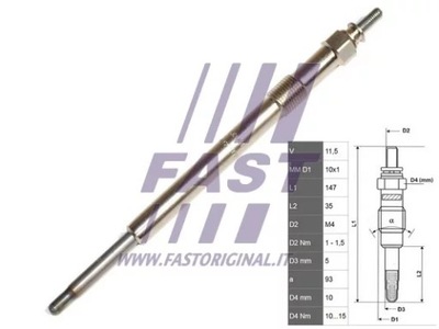 PLUG ZAROWA FAST FT82736 - milautoparts-fr.ukrlive.com