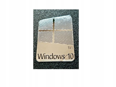 Naklejka Windows 10 Metal Edition 16 x 23 mm 072e