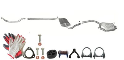 Audi a4 1.9 d 85kw труба колектор гасник середній гасник кінцевий фото №1