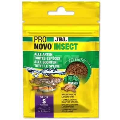 JBL Pronovo Insect Sticks S 20ml Larwy pokarm