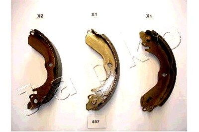 JAPKO КОЛОДКИ ТОРМОЗНЫЕ КОМПЛЕКТ