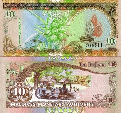 # MALEDIWY - 10 RUFIYAA - 2006 - P-19 UNC