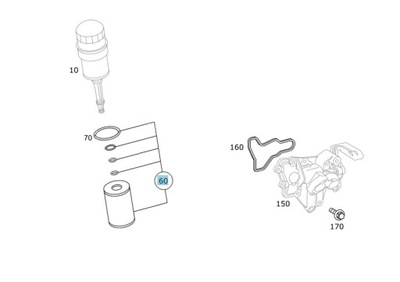 Вкладыш фильтра воздуха mercedes m275 m27 фото №1