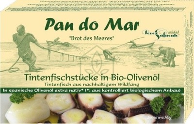 Kałamarnica w BIO Oliwie z Oliwek 120 g Pan do Mar