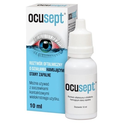 Ocusept krople do oczu na stany zapalne 10ml