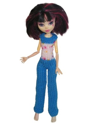 Ubranka dla lalek Monster High.