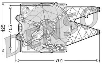 RADUADOR DENSO  