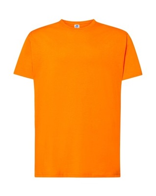 T-shirt pomarańczowy Koszulka Męska 100% bawełna orange L