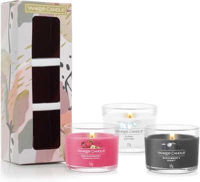 Darčeková sada: Yankee Candle Darčeková sada 23 3x votivná sviečka v skle 3