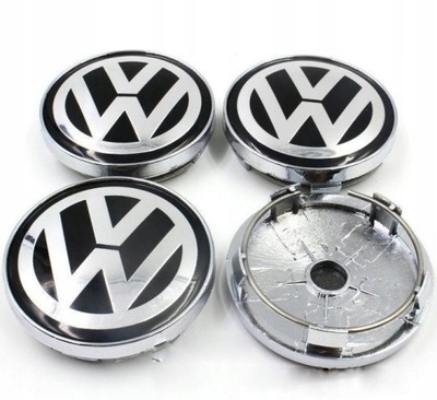 VW TAPA TAPACUBOS KAPSLE ALUFELG 60MM 4 PIEZAS NOWE, 4 SZT. 