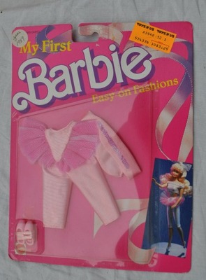 ubranko kolekcjonerskie lalki barbie MY FIRST mattel 1988