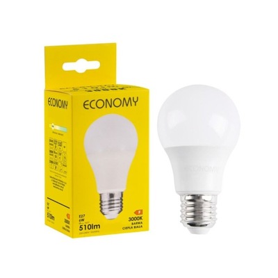Żarówka LED E27 6 W = 40 W 510 lm Ciepła biel Econ