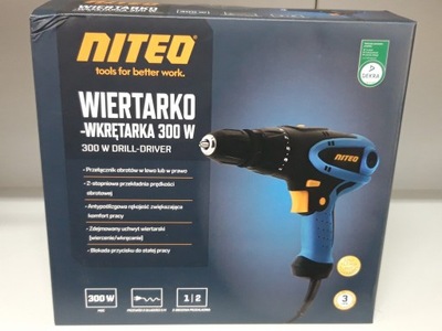 Wkrętarka Niteo Tools zasilanie sieciowe 300W