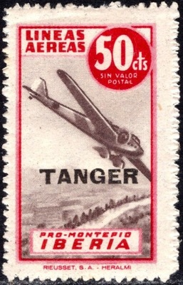 kol.hiszp.Tangier lotniczy 50 c.czysty *