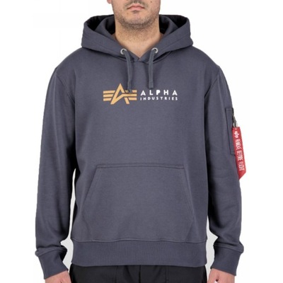 Bluza z kapturem Alpha Industries Alpha Label XL