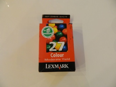 TUSZ LEXMARK 27 ORYGINAŁ Colour 10N0227E