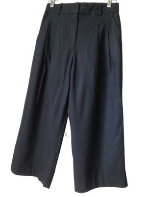 COS - świetne -WEŁNIANE- spodnie KULOTY - 34 (XS)-