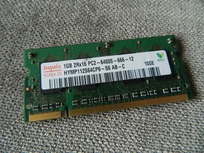 DDR2 HYNIX 1GB 2Rx16 PC2-6400S-666-12