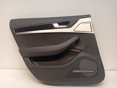 Audi a8 d4 обшивка двері лівий задня фото №1