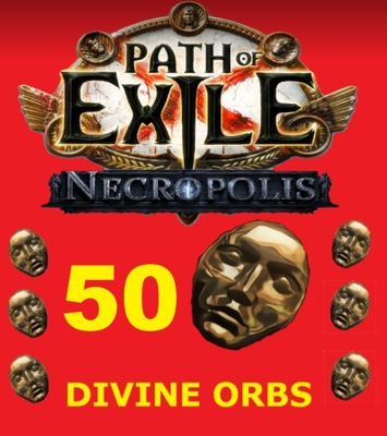 PATH OF EXILE POE NECROPOLIS 50 SZTUK DIVINE ORB ORBS ORBY NOWA LIGA POE