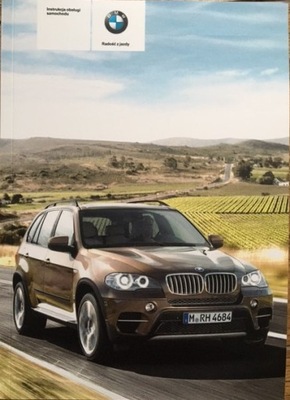 BMW X5 E70 FACELIFT POLSKA MANUAL SERVICE 2010-2013 + RADIO NAVIGATION PHONE  