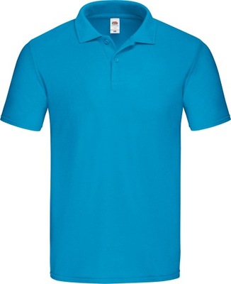 FRUIT OF THE LOOM POLO MĘSKA ORIGINAL AZURE XXL